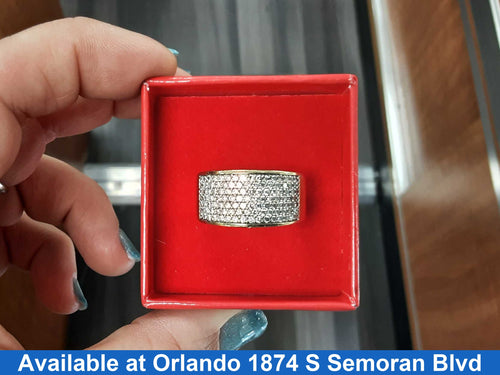 Men's Ring - Yellow Gold 10k (.417) 7.8 grams Size 10.5