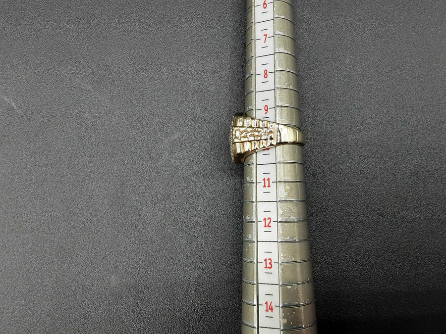 Men's Ring - Yellow Gold 10k (.417) 6.2 grams Size 10