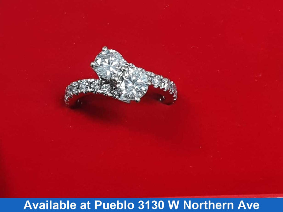 Women's Ring - White Gold 14k (.585) 6 grams Size 7