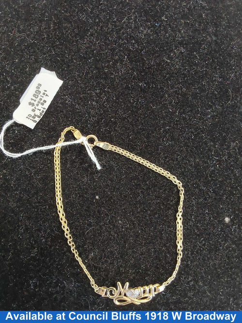 ID Bracelet - Yellow Gold 10k (.417) 1.8 grams 8 inch