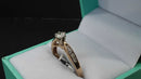 Ring - Engagement Set - Yellow Gold 14k (.585) 3.1 grams Size 9.5
