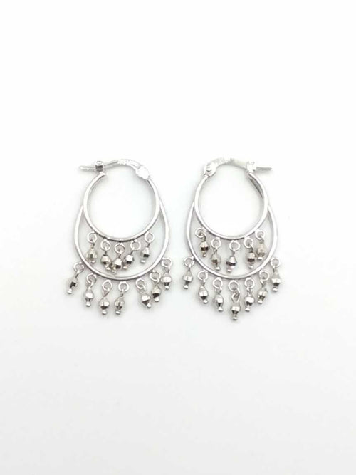 Jacket Earrings - White Gold 14k (.585) 3.3 grams
