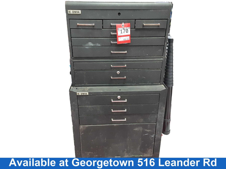 Us General Black Tool Box