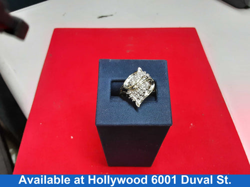 Women's Ring - Yellow Gold 10k (.417) 4.2 grams Size 8