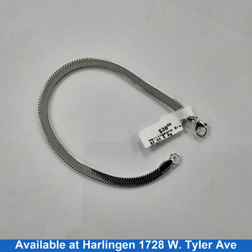 Herringbone Bracelet - Silver 6 grams 5 inch