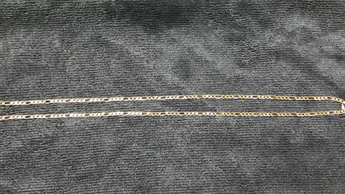 Figaro Chain - Yellow Gold 14k (.585) 8.4 grams 24 inch