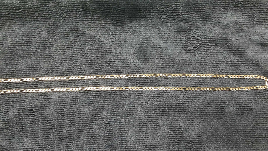 Figaro Chain - Yellow Gold 14k (.585) 8.4 grams 24 inch