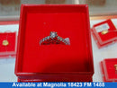 Women's Ring - Solitaire - White Gold 14k (.585) 3.7 grams Size 7
