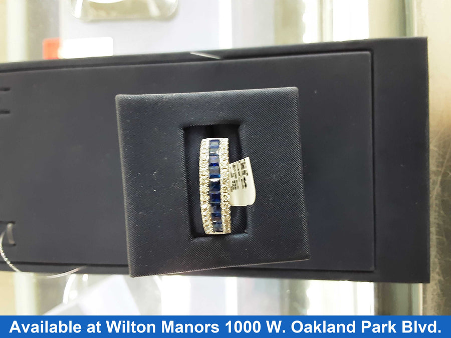 Men's Ring - White Gold 18k (.750) 7.2 grams Size 7