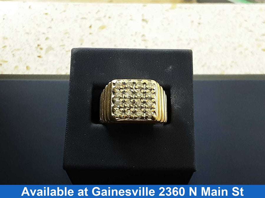 Men's Ring - Yellow Gold 14k (.585) 8.7 grams Size 9