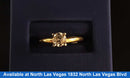 Women's Ring - Solitaire - Yellow Gold 14k (.585) 2.4 grams Size 8