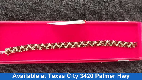 Tennis Bracelet - Yellow Gold 14k (.585) 21.3 grams 6 inch
