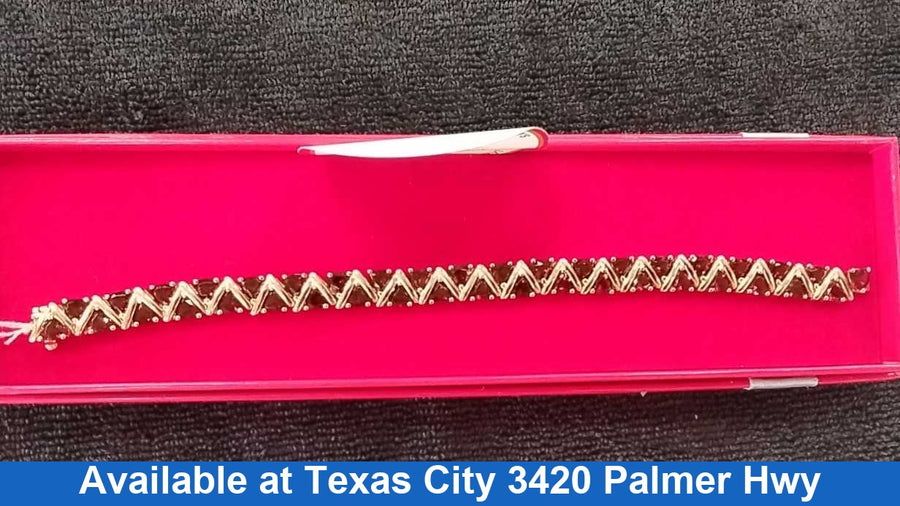 Tennis Bracelet - Yellow Gold 14k (.585) 21.3 grams 6 inch