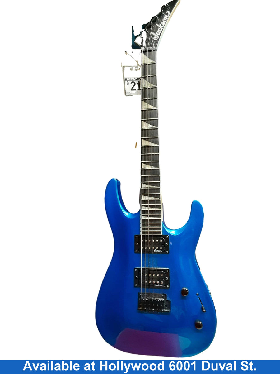Jackson Dinky Dk2 Blue Acoustic / Electric Classic Guitar