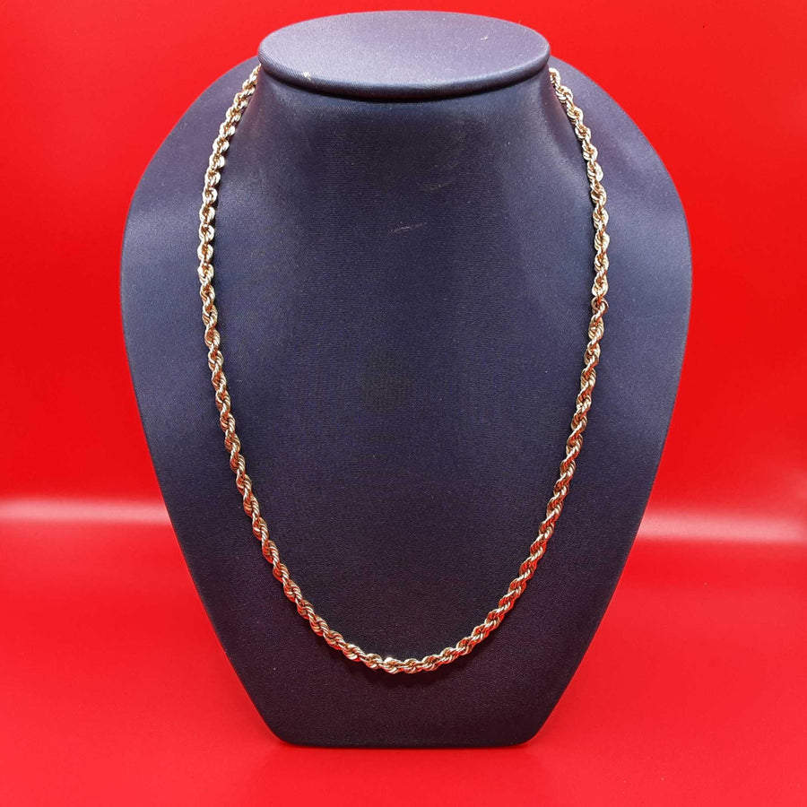 Rope Chain - Yellow Gold 10k (.417) 5.7 grams 24 inch