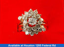 Ring - Engagement Set - Yellow Gold 14k (.585) 7.5 grams Size 6