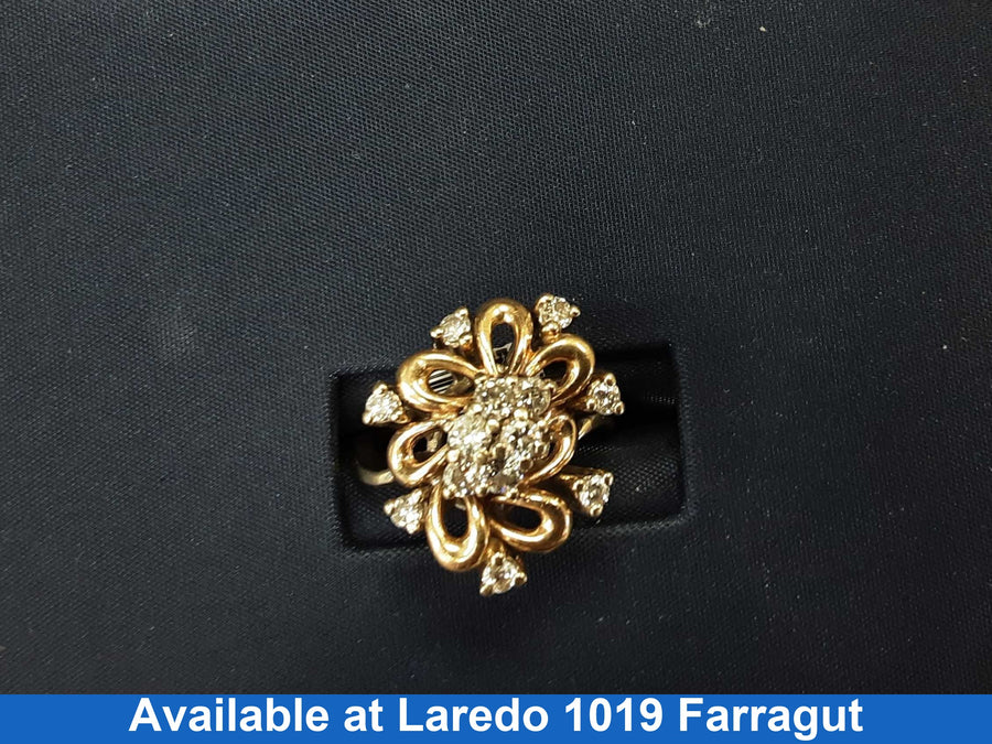 Women's Ring - Yellow Gold 14k (.585) 7 grams Size 9