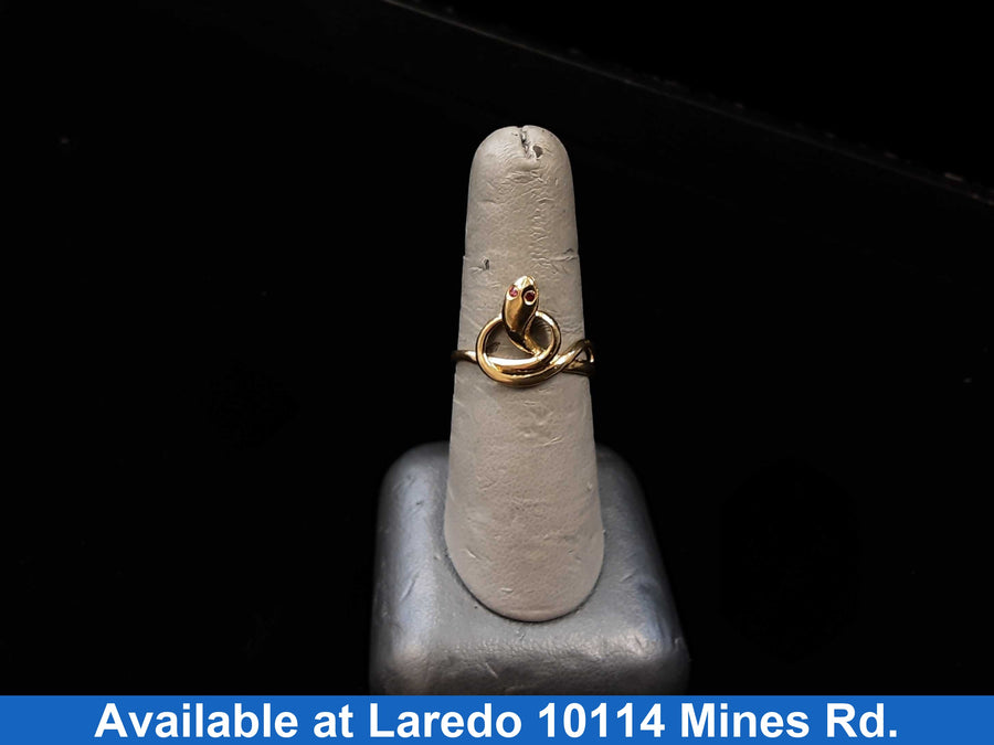 Women's Ring - Yellow Gold 10k (.417) 1.6 grams Size 8