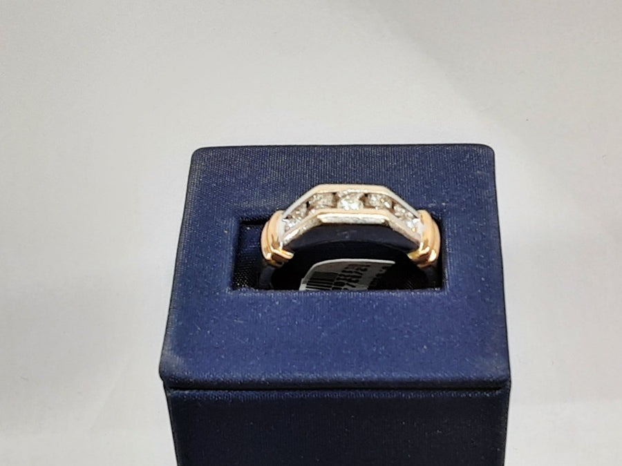 Ring - Wedding Band - White Gold 14k (.585) 8.4 grams Size 10