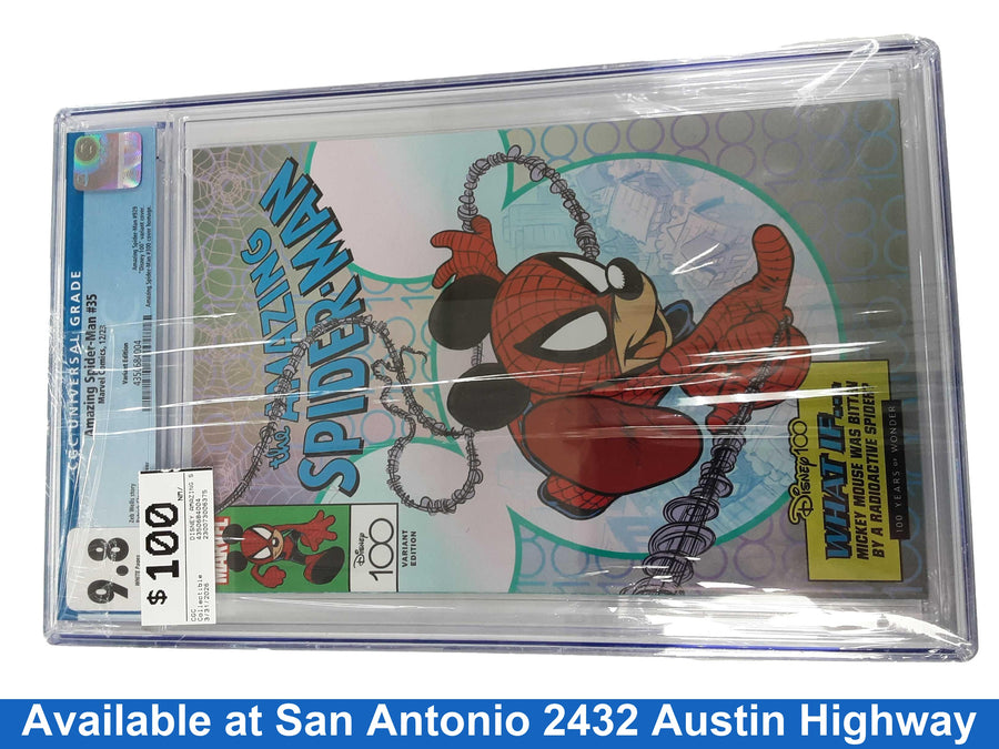 Cgc Disney Amazing Spiderman 35 Blue Other Collectible