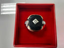 Men's Ring - Yellow Gold 10k (.417) 8.6 grams Size 10.5