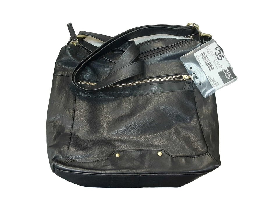 Great American Leather Works Real Leather Black Purse / Handbag