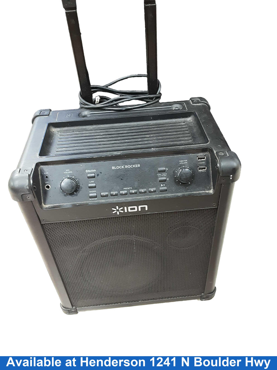 Ion Block Rocker Black Portable Speaker
