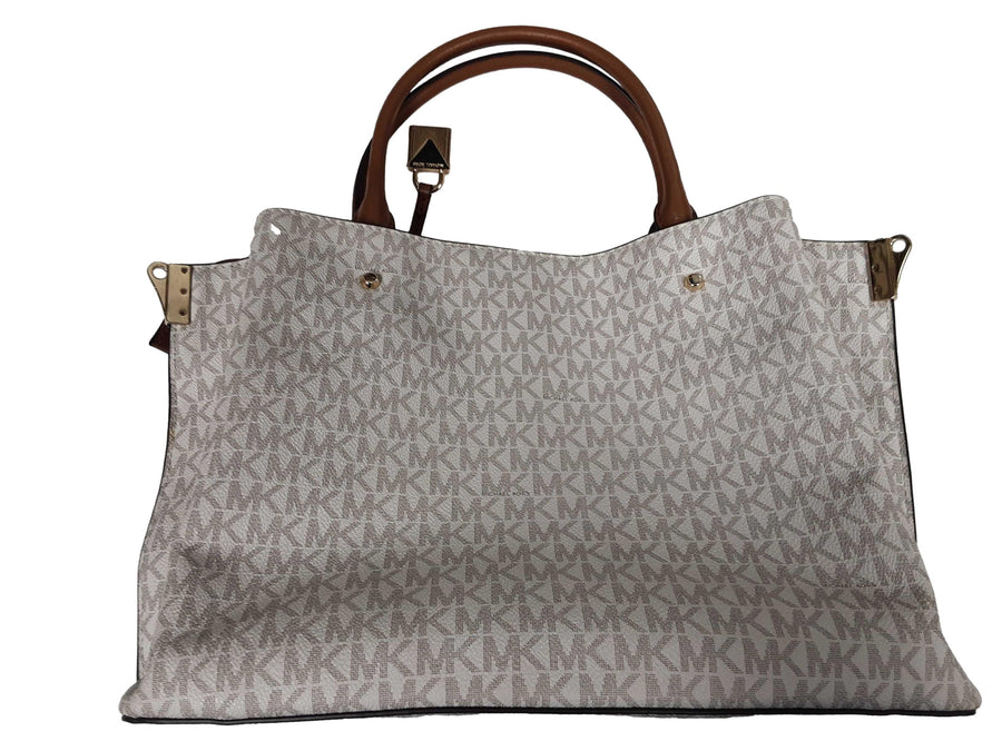 Michael Kors Av-1908 H19 White Purse / Handbag
