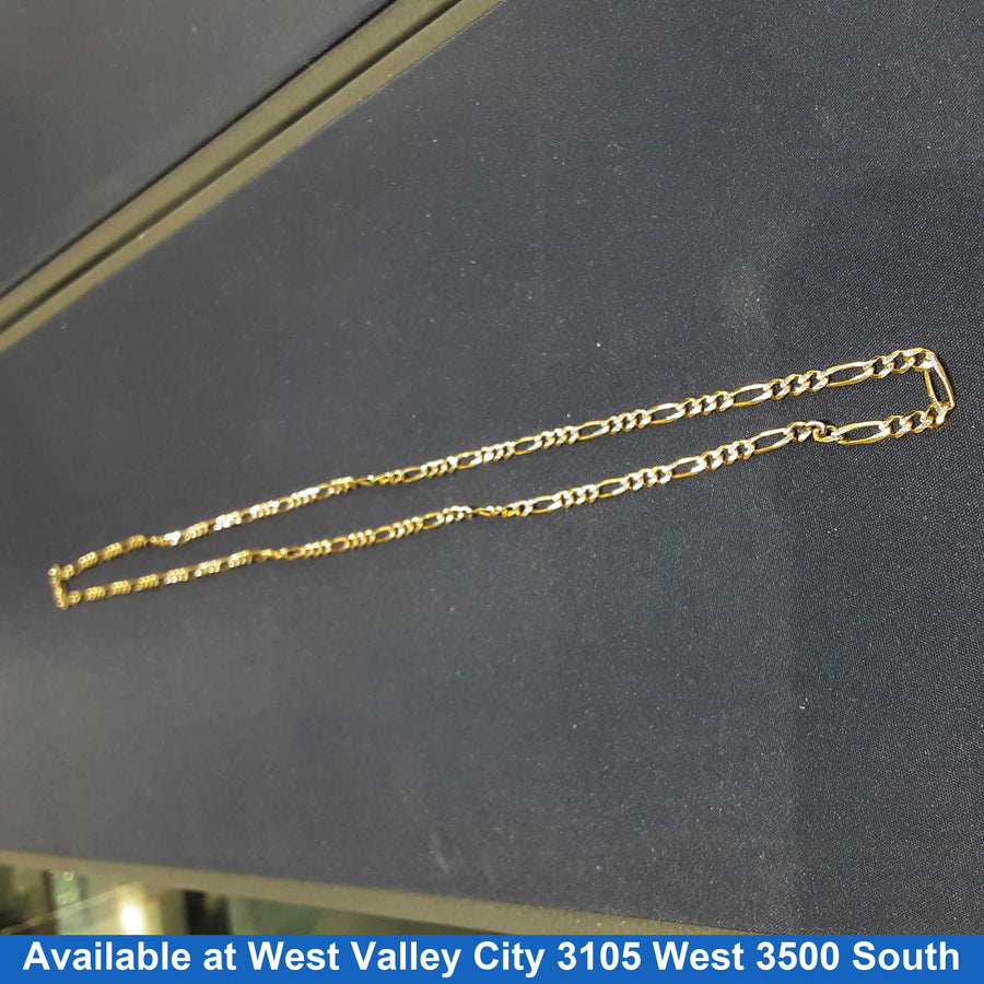 Figaro Chain - Yellow Gold 14k (.585) 7.3 grams 20 inch