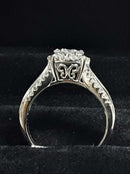 Women's Ring - White Gold 10k (.417) 6.6 grams Size 9