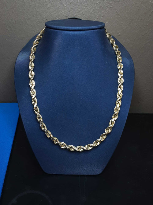 Rope Chain - Yellow Gold 10k (.417) 59.4 grams 26 inch