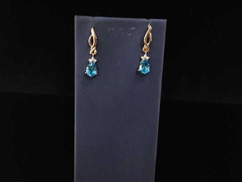 Earrings - Yellow Gold 10k (.417) 3.2 grams