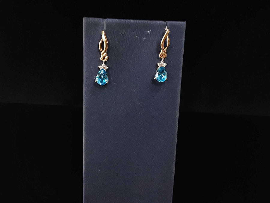 Earrings - Yellow Gold 10k (.417) 3.2 grams