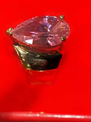 Women's Ring - Solitaire - Yellow Gold 10k (.417) 6.4 grams Size 7.5