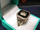 Men's Ring - Yellow Gold 10k (.417) 7.9 grams Size 10