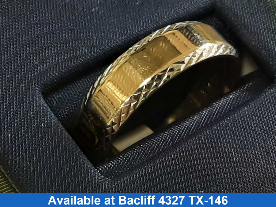 Ring - Wedding Band - Yellow Gold 14k (.585) 4.5 grams Size 9.5