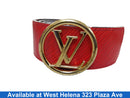 Louisvuitton M9936 Red Belt / Buckle