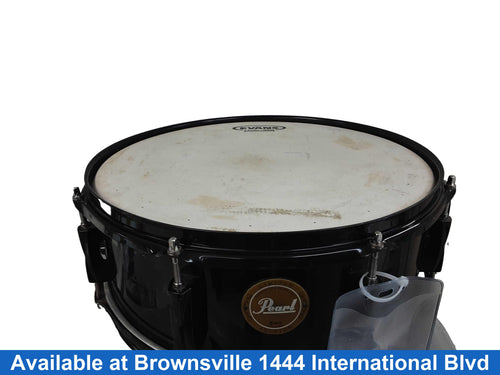 Pearl Evans Black Snare Drum