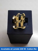 Women's Ring - Yellow Gold 10k (.417) 4.3 grams Size 20