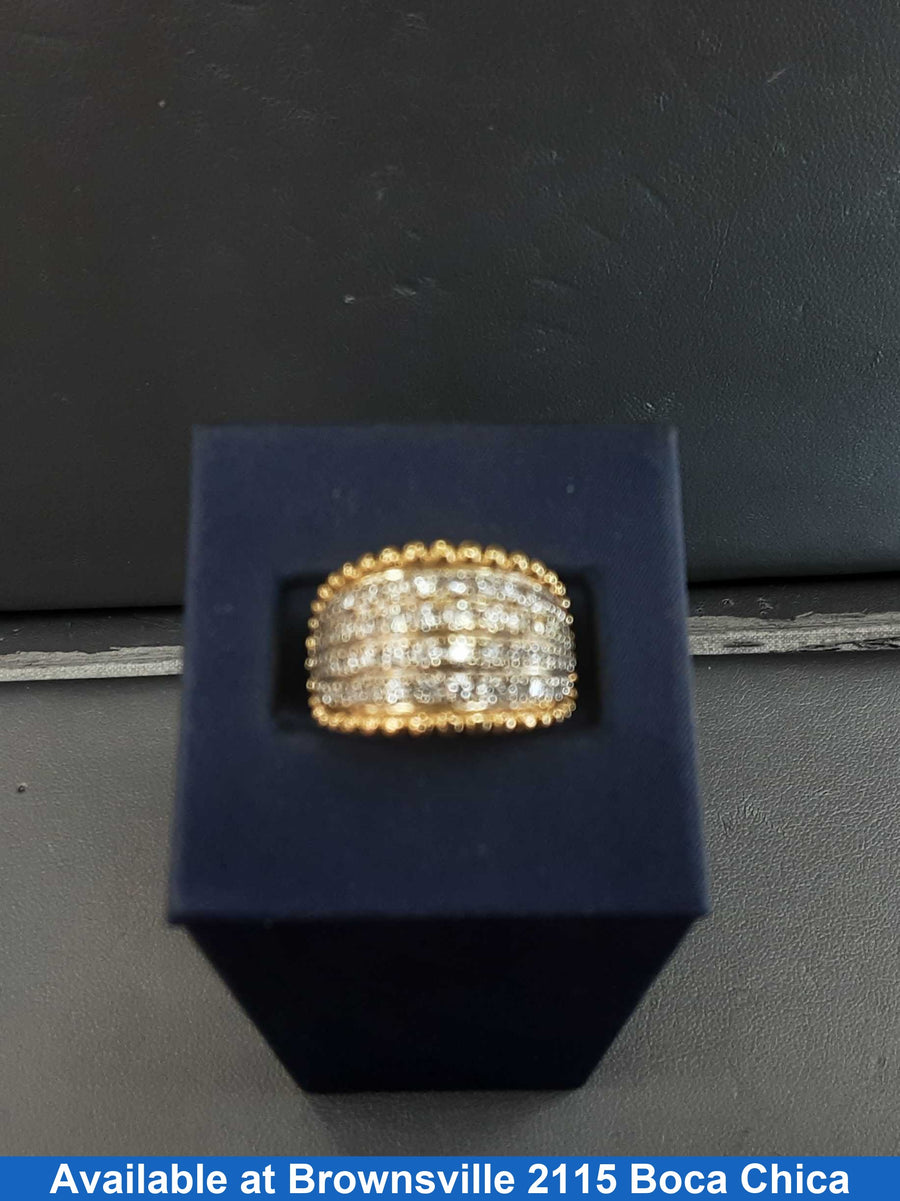 Women's Ring - Yellow Gold 14k (.585) 8.3 grams Size 8