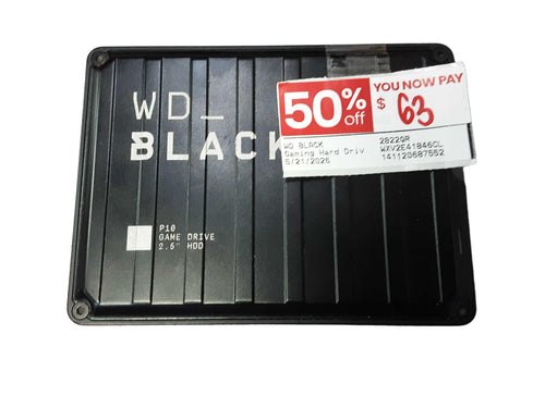 Wd Black 2822qr Black Gaming Hard Drive
