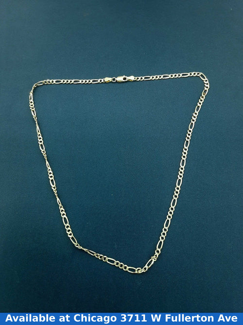 Figaro Chain - Yellow Gold 14k (.585) 7.4 grams 18 inch