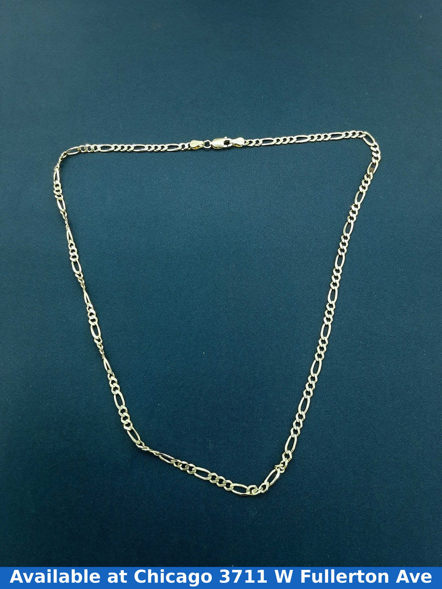 Figaro Chain - Yellow Gold 14k (.585) 7.4 grams 18 inch