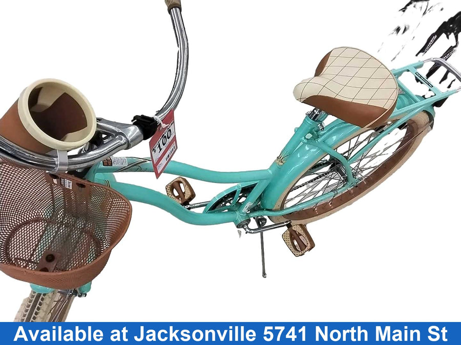 Huffy Deluxe Green Cruiser Bike