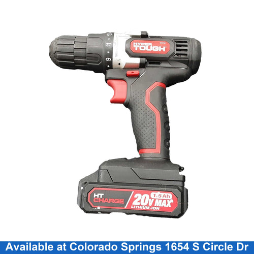 Hyper Tough Aq76018g Black Cordless Standard Drill