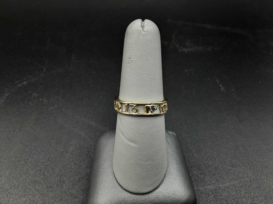 Yellow Gold 14k (.585) 2.7 grams Size 8