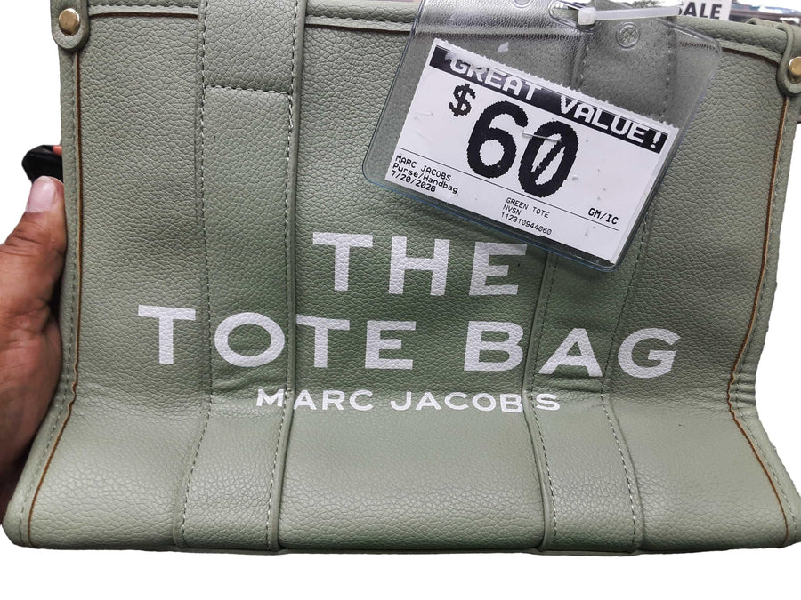 Marc Jacobs Green Tote Green Purse / Handbag