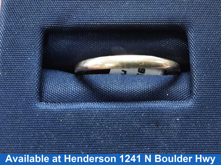 Ring - Wedding Band - Yellow Gold 14k (.585) 1.7 grams Size 20