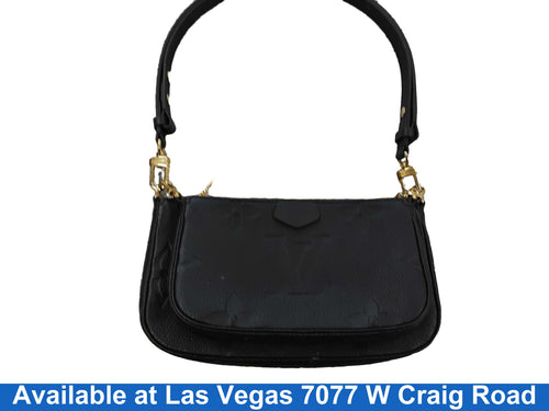 Louis Vuitton Monogram Pochette Black Purse / Handbag