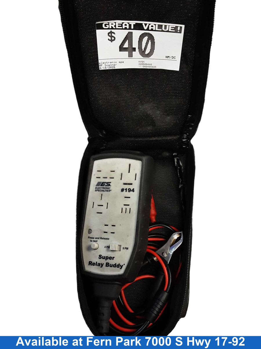 Electronic Speciallties White Standard Radio Scanner